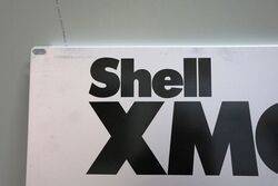 Genuine SHELL XMO Premium SF Motor Oil Tin Sign