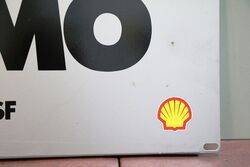 Genuine SHELL XMO Premium SF Motor Oil Tin Sign