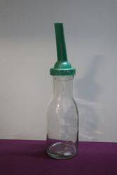 Genuine Shell Embossed Bottle With Original Shell Top