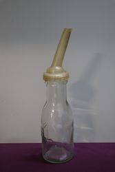 Genuine Shell Embossed Bottle With Original Shell Top