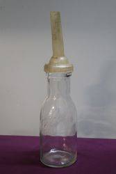 Genuine Shell Embossed Bottle With Original Shell Top