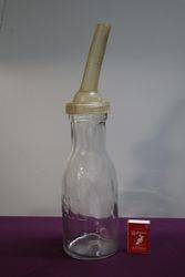 Genuine Shell Embossed Bottle With Original Shell Top