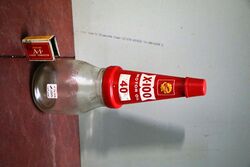 Genuine Shell X100 Motor Oil 1 pint Bottle