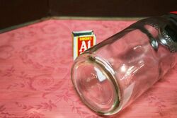 Genuine Shell X100 Tin Top and Dust Cap with Quart Bottle