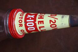 Genuine Shell X 100 Tin Top + Dust Cap + 1pt Bottle