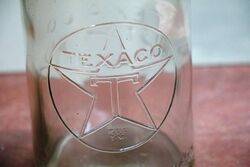 Genuine Texaco Embossed 1 quart Oil Bottle