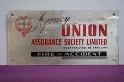 Genuine Union Assurance Aluminum Sign