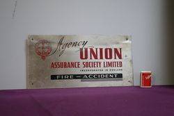 Genuine Union Assurance Aluminum Sign