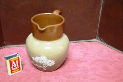 Genuine Vintage Cadbury Earthenware Jug.
