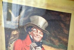 Genuine Vintage Jonnie Walker The Old Master  Framed Print