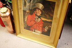 Genuine Vintage Jonnie Walker The Old Master  Framed Print