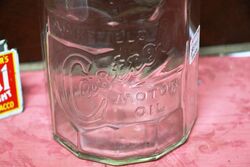 Genuine Wakefield Castrol Embossed 1 quart Oil Bottle