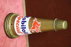 Genuine  Mobiloil Gold Special Tin Top & Dust Cap.