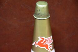 Genuine  Mobiloil Gold Special Tin Top and Dust Cap