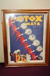 Genuine and Rare Shelltox Garage Advertising Card