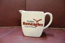 Golden Beneagles Scotch Whiskey Pub Jug