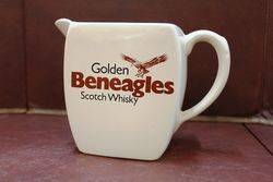 Golden Beneagles Scotch Whiskey Pub Jug