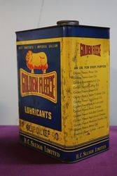 Golden Fleece 1 Gallon Oil Tin 