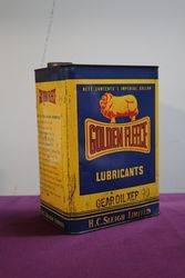 Golden Fleece 1 Gallon Oil Tin 