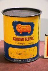 Golden Fleece 1 lb Grease Tin with Contents