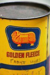 Golden Fleece 1 lb Grease Tin with Contents