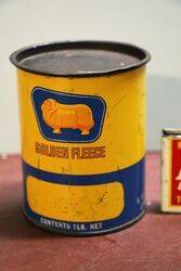 Golden Fleece 1 lb Grease Tin with Contents