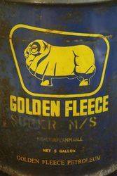 Golden Fleece 5 Gallons Super MS Motor Oil Drum 