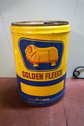 Golden Fleece DUO 5 gal Oil Drum.