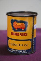 Golden Fleece Duralith 2A 1 lb Grease Tin 