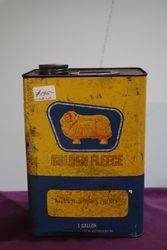 Golden Fleece One Gallon Motor Oil Tin