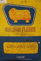 Golden Fleece One Gallon Motor Oil Tin