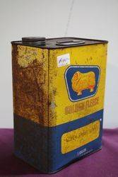 Golden Fleece One Gallon Motor Oil Tin