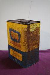 Golden Fleece One Gallon Motor Oil Tin