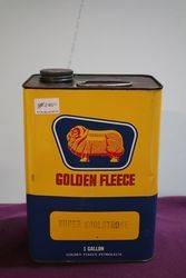 Golden Fleece One Gallon Motor Oil Tin