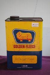 Golden Fleece One Gallon Motor Oil Tin 