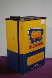 Golden Fleece One Gallon Motor Oil Tin 