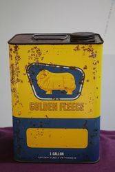 Golden Fleece One Gallon Motor Oil Tin 