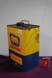 Golden Fleece One Gallon Motor Oil Tin 