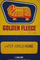 Golden Fleece One Gallon Motor Oil Tin 