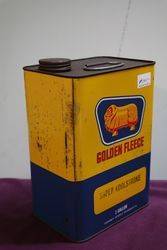 Golden Fleece One Gallon Motor Oil Tin 