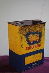 Golden Fleece One Gallon Motor Oil Tin 