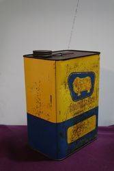 Golden Fleece One Gallon Motor Oil Tin 