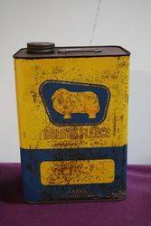 Golden Fleece One Gallon Motor Oil Tin 