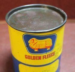 Golden Fleece One Pound Oil Tin with Contents