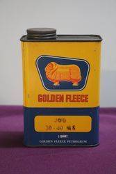 Golden Fleece One Quart Motor Oil Tin 