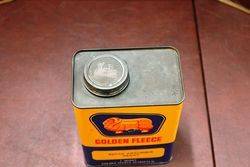 Golden Fleece Quart Oil Tin