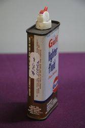 Gulf Lighter Fluid Tin