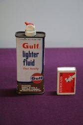 Gulf Lighter Fluid Tin