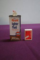 Gulf Lighter Fluid Tin