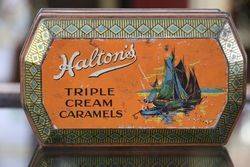 Haltonis Triple Cream Caramels Toffee Tin